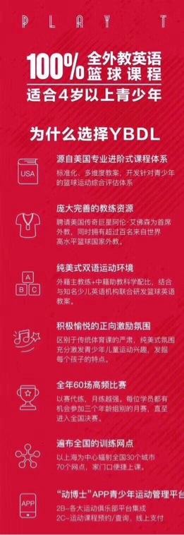 上海看篮球外教一对一：上海YBDL青少年篮球发展联盟开设纯美式英语外教授课-第7张图片-阿卡索