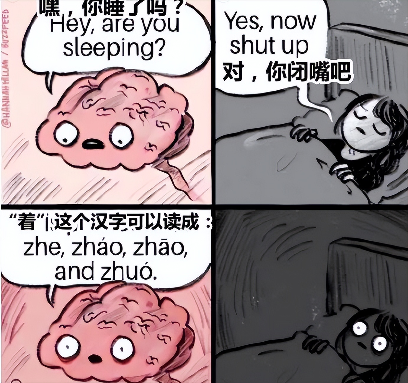 在国外教中文的资格：美国学生借梗图吐槽汉语难学：我没资格学中文？笑出猪叫-第7张图片-阿卡索