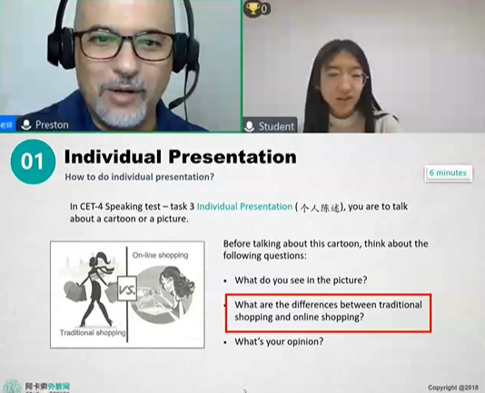英语直播一对一外教：外教英语一对一价格，真实教师的实时在线教学，0个基本的英语学习，每堂课只有25分钟，价格为20-第12张图片-阿卡索