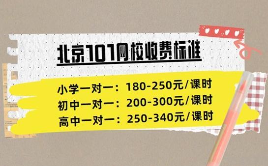 通州外教一对一培训班价格：北京101网校收费标准！2025最新学费一览表公布